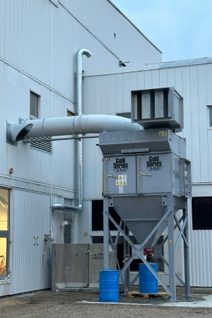 Ventilationskanal utomhus